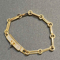 [Clover Jewelry]CHAINE BRACELET SMALL MODEL DIAMOND