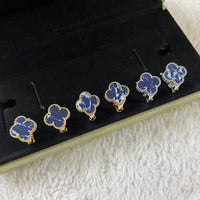 [Clover Jewelry]CLOVER PIETERSITE MEDIUM STUD EARRINGS