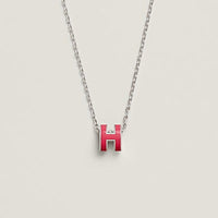 [Clover Jewelry]H NECKLACE PINK