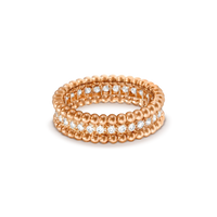 [Clover Jewelry]PERLEE DIAMOND ROSE GOLD RING