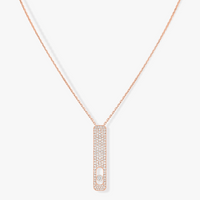 [Clover Jewelry]MY FIRST DIAMOND PAVED NECKLACE