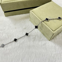 [Clover Jewelry]CLOVER 6 MOTIF  ONYXS BRACELET