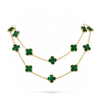 [Clover Jewelry]CLOVER 20 MOTIFS MALACHITE GOLD