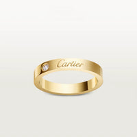 [Clover Jewelry]LOVE RING 4MM 1 DIAMOND