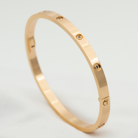 [Clover Jewelry]LOVE BRACELET 3.65MM 10 DIAMONDS