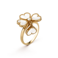 [Clover Jewelry]SWEET CLOVER WHITE MOP RING