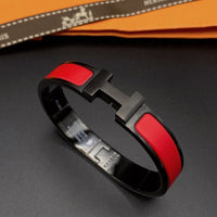 [Clover Jewelry]CLIC HM SO BLACK RED BRACELET