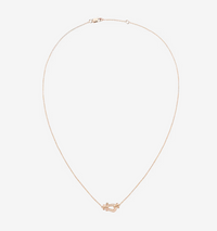 [Clover Jewelry]FORCE 10 DIAMOND PINK GOLD NECKLACE MINI MODEL