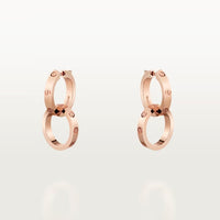 [Clover Jewelry]LOVE 3.3MM DANGLE EARRINGS