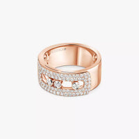 [Clover Jewelry] Move Noa Diamond Pave_ Ring