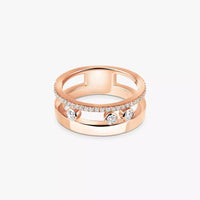 [Clover Jewelry]Move Romane Diamond Ring