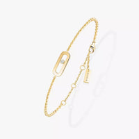 [Clover Jewelry]Move Uno Diamond Bracelet